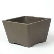 Vaso Cermica Bonsai - Quadrado -  C.23 x A.15 cm